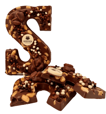 Chocoladeletter pindarotsjes